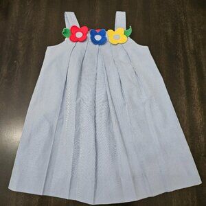 Florence Eiseman Girl's Stripe Flower Dress size 3T